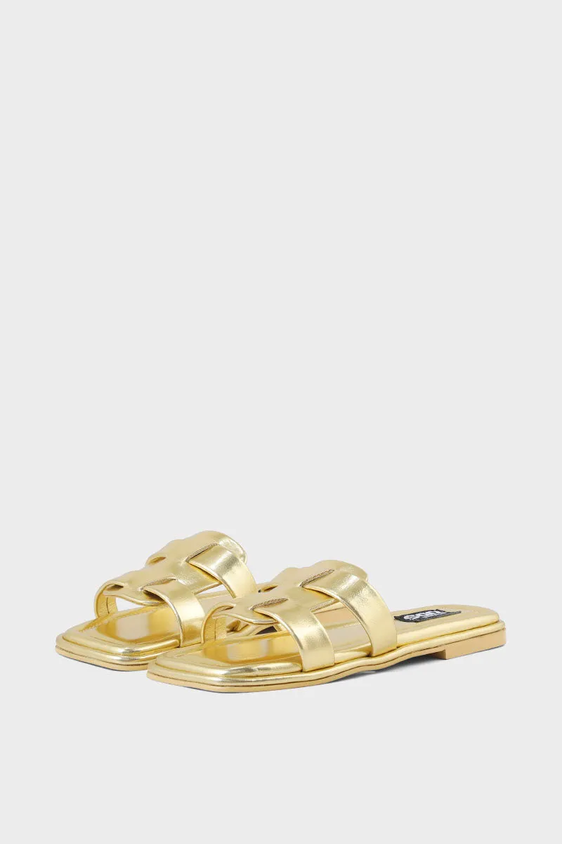 Girls Casual Slip On GQ0001-Golden