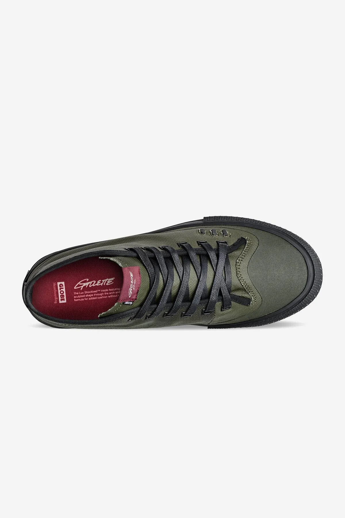 GLOBE Gillette Mid Shoes Dark Olive/Black