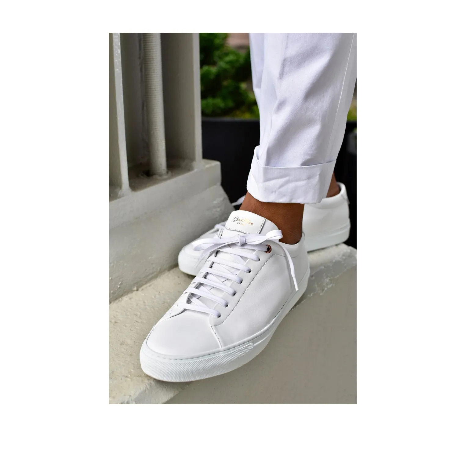 Good Man Brand Men's Edge Sneaker in White