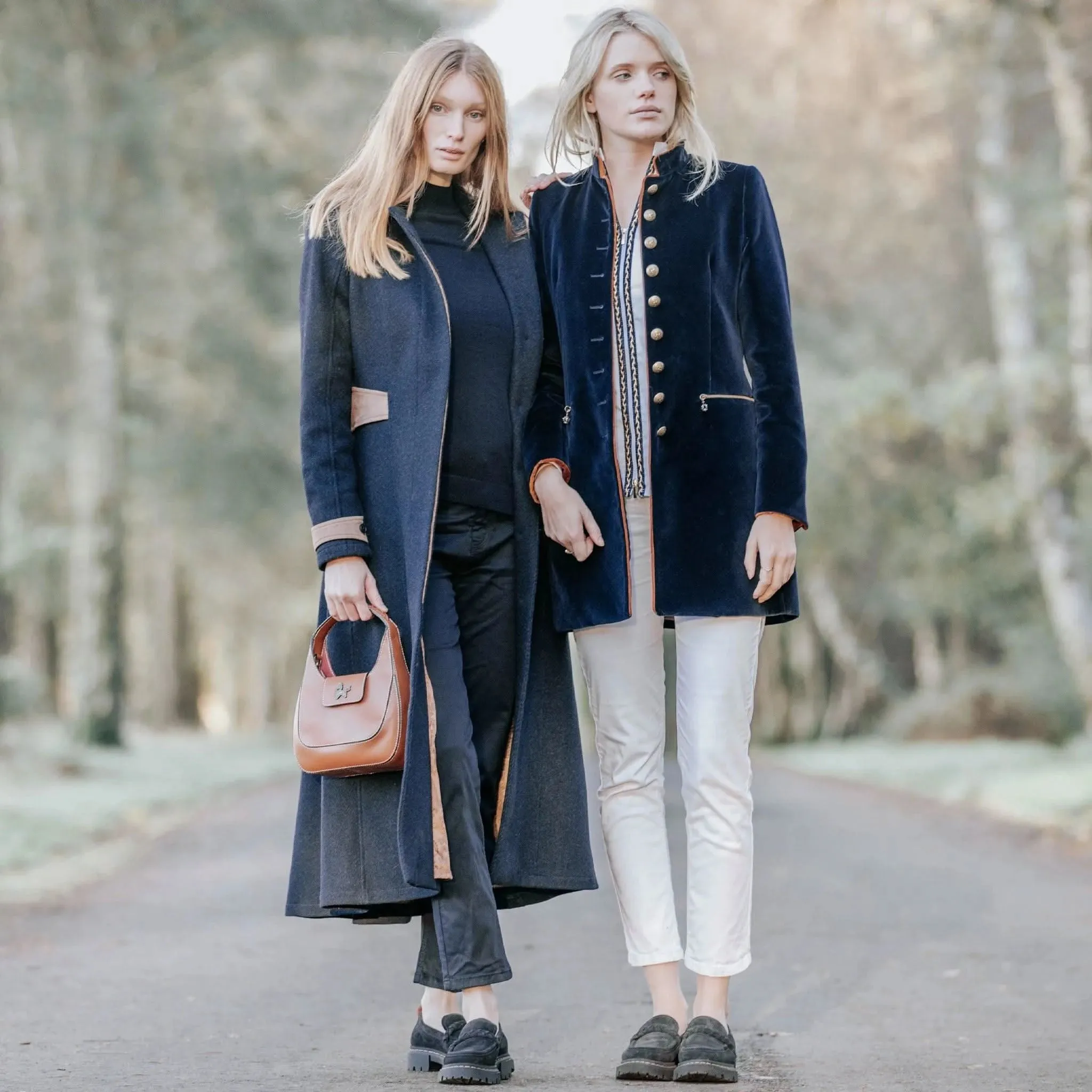 Hackney Navy Suede Loafers