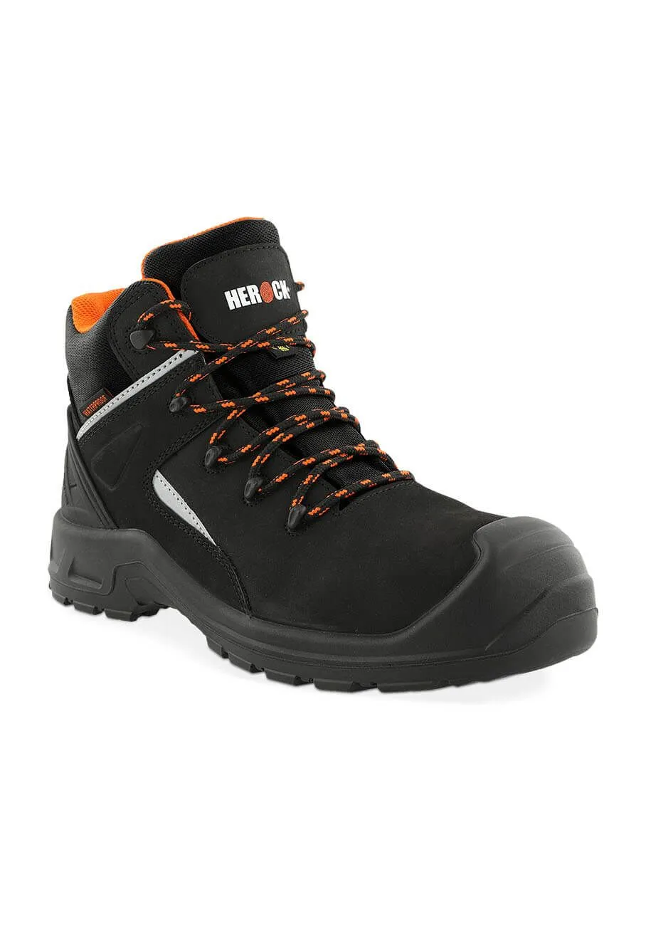 Herock&#x20;Heron&#x20;High&#x20;Safety&#x20;Shoes&#x20;S7S&#x20;Waterproof&#x20;-&#x20;Black