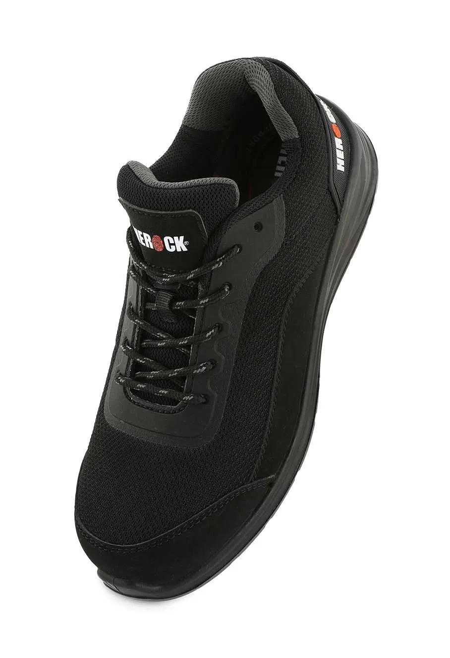 Herock&#x20;Leno&#x20;Low&#x20;Safety&#x20;Shoe&#x20;S1PS&#x20;Lightweight&#x20;-&#x20;Black&#x20;Grey