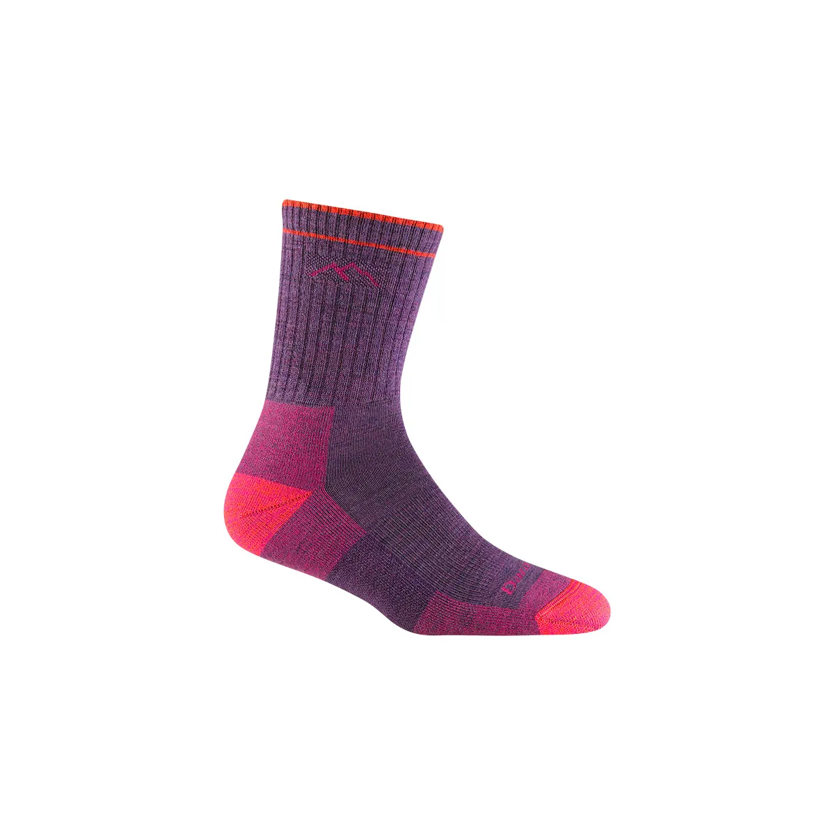 Hiker Micro Crew Midweight Hiking Sock - Plum