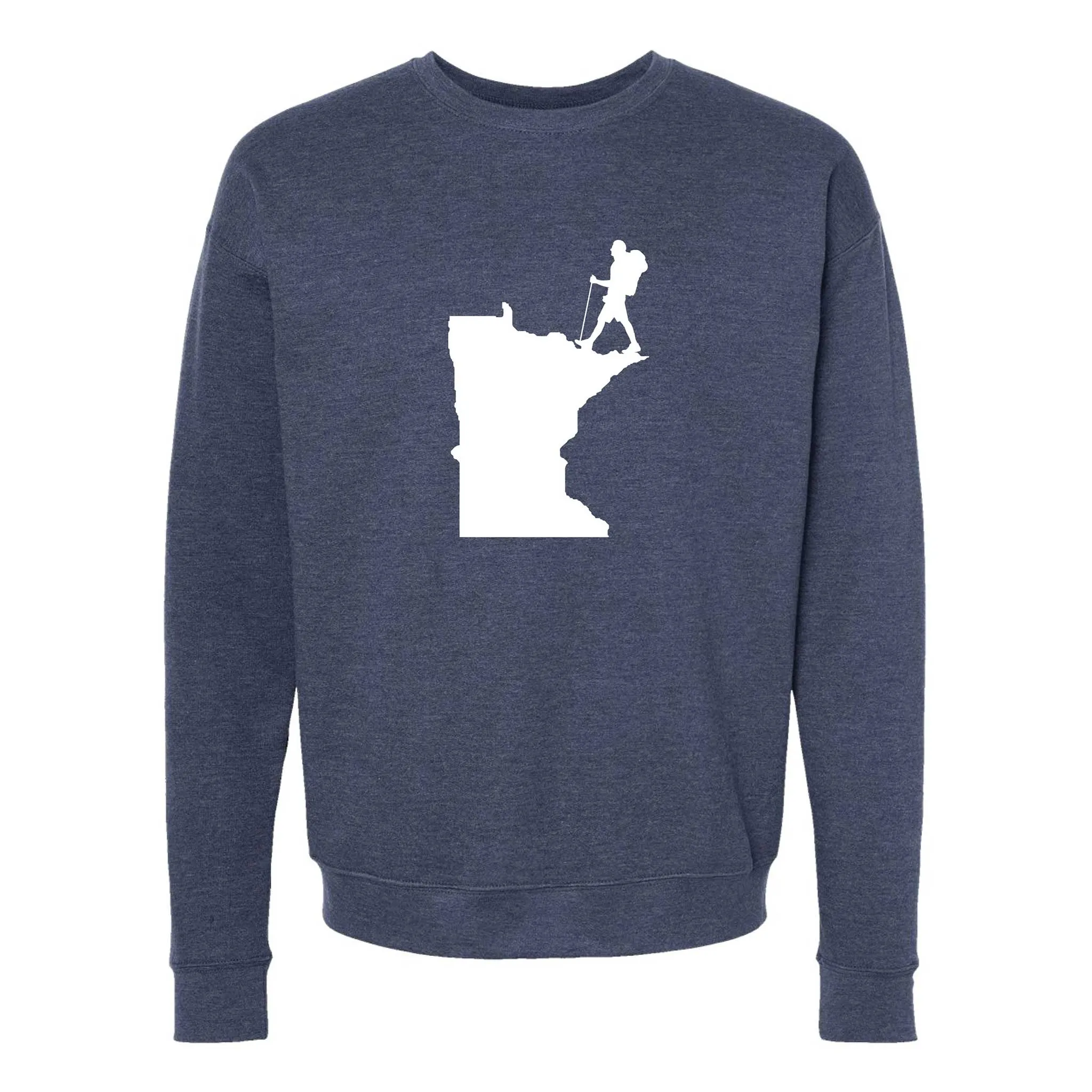 Hiking Minnesota Crewneck Sweatshirt