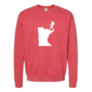 Hiking Minnesota Crewneck Sweatshirt