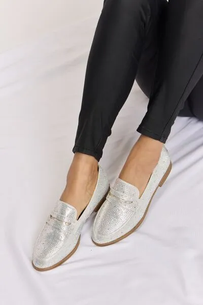 Hot Girl Belle Bling Rhinestone Flats