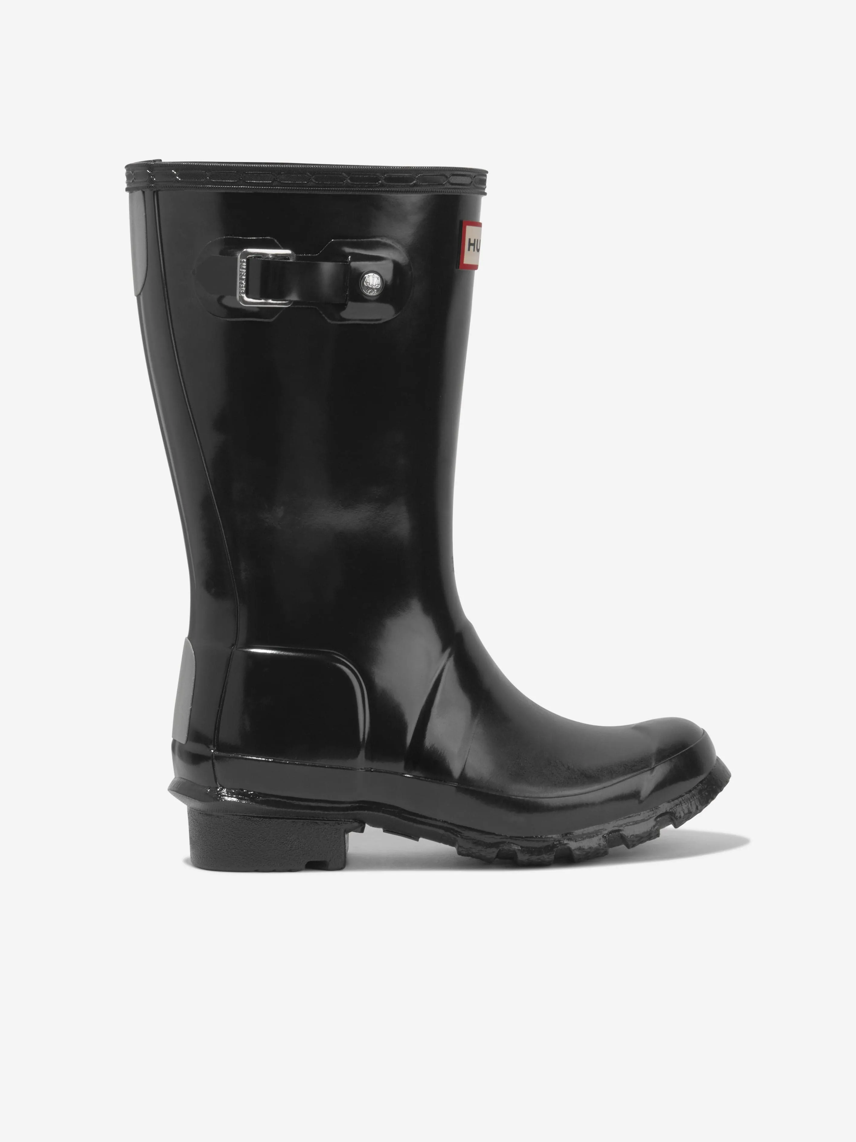 Hunter Kids Original Gloss Wellington Boots in Black