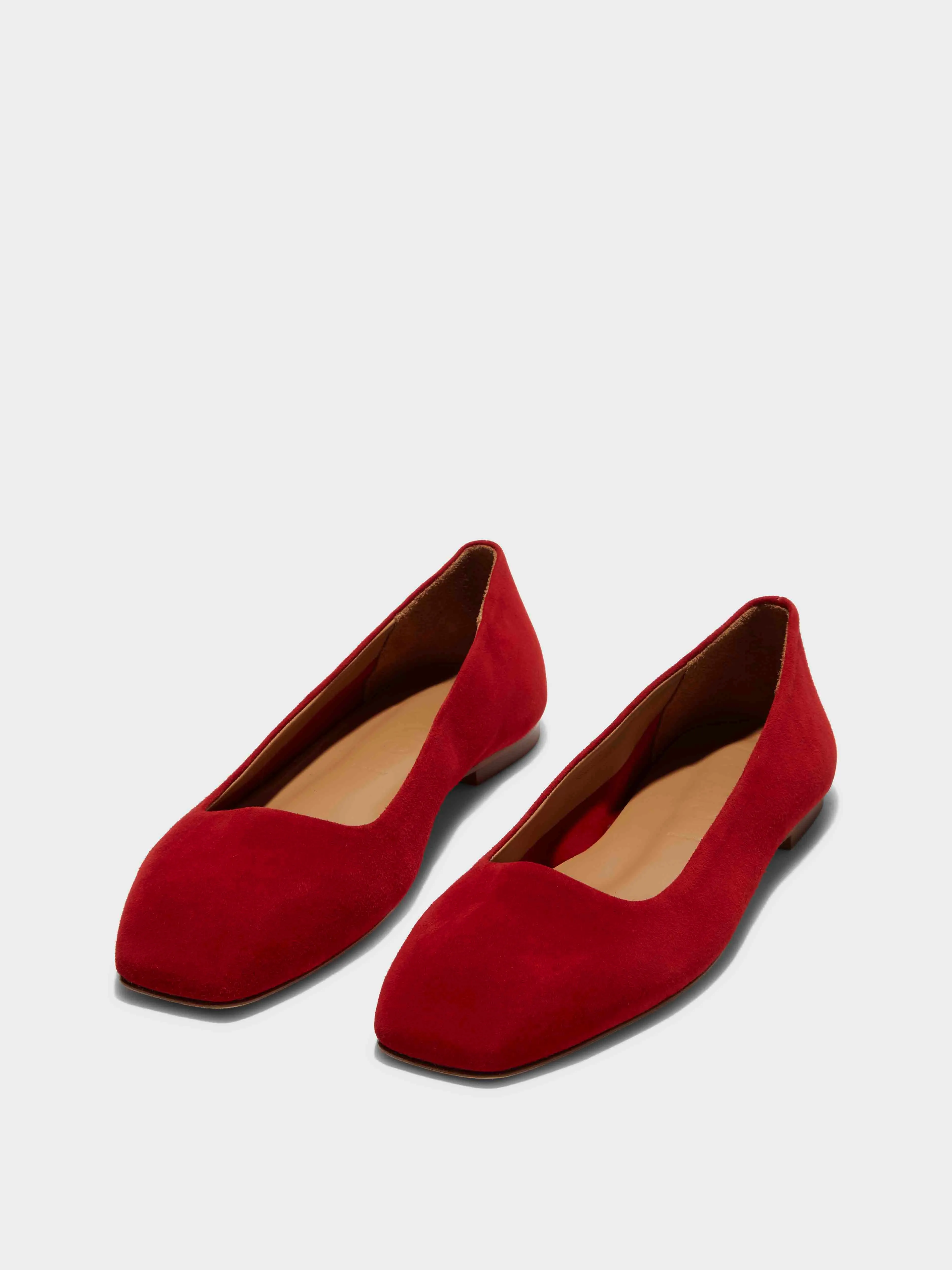 Ida Suede Ballet Flats