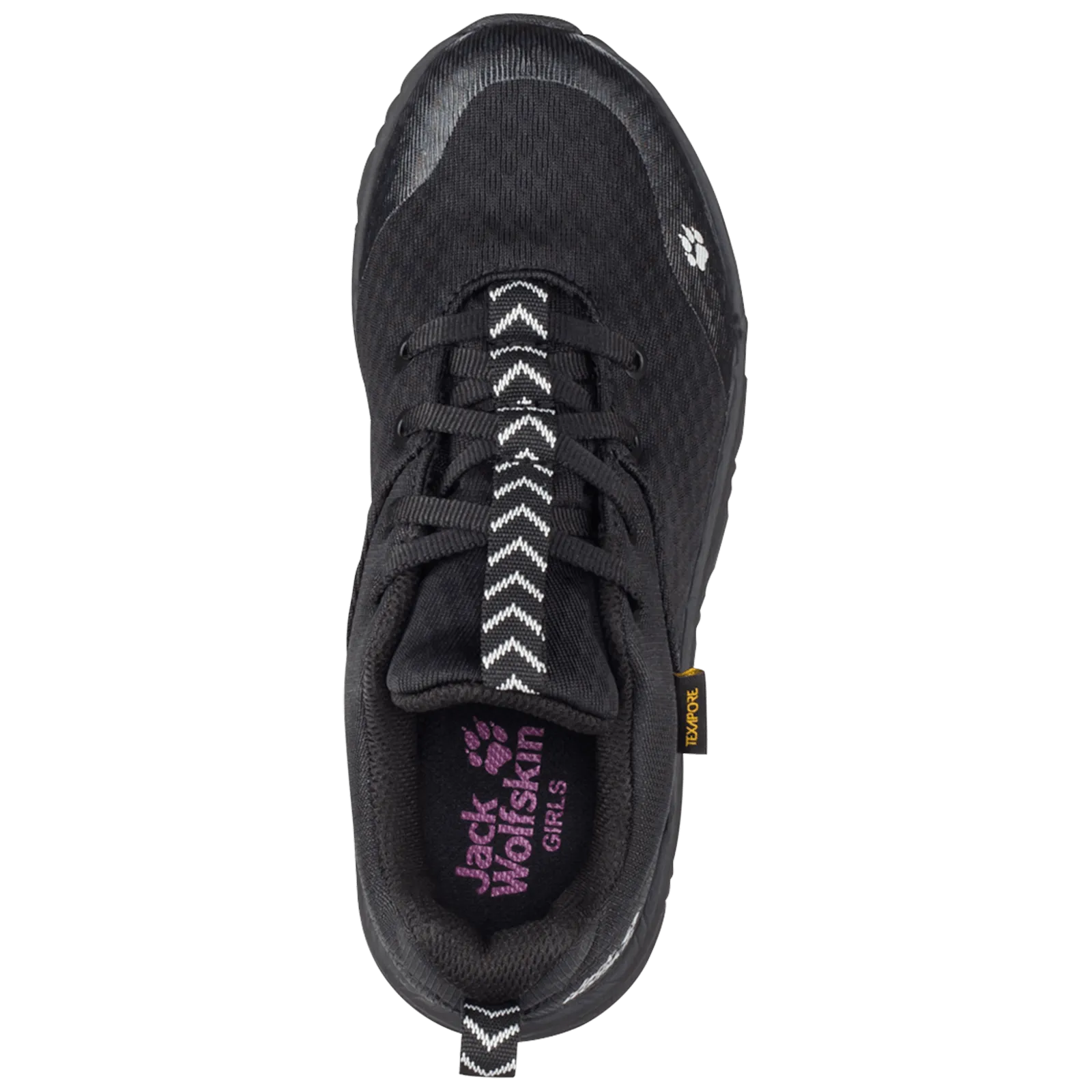 Jack Wolfskin Kids Phoenix Texapore Low Shoes - Black