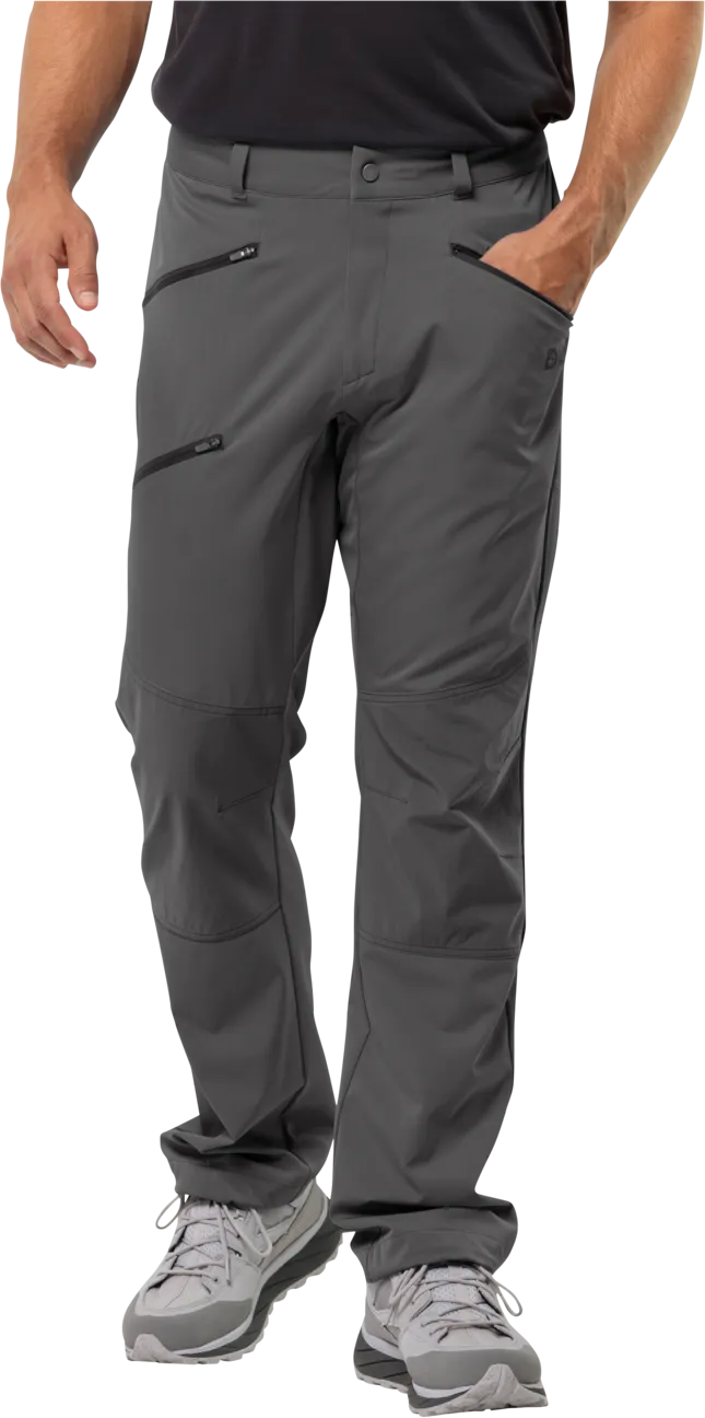 Jack Wolfskin Men&#x27;s Hiking Alpine Pants Slate | Buy Jack Wolfskin Men&#x27;s Hiking Alpine Pants Slate here | Outnorth