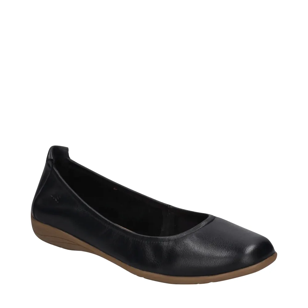 Josef Seibel Women's Fenja 01 Leather Flat in Black