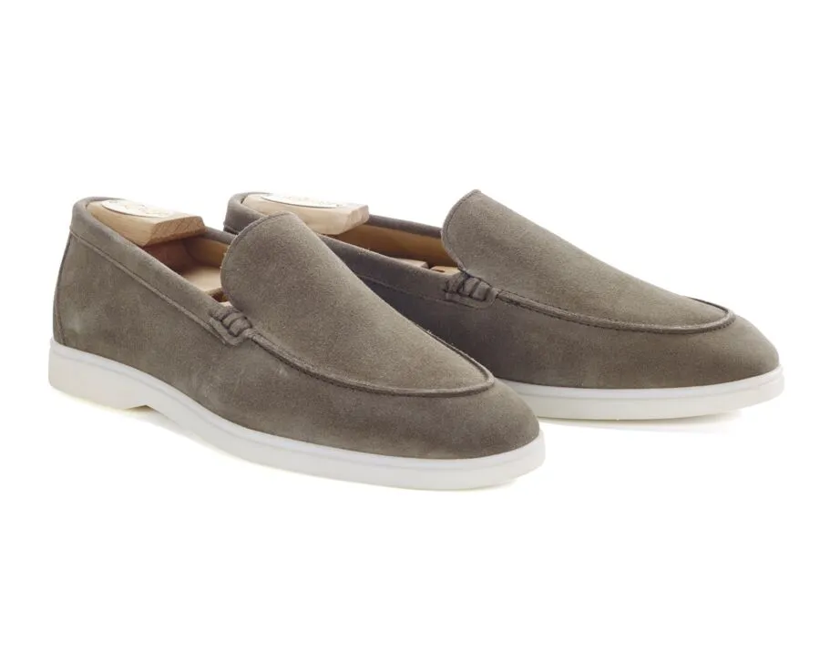  Khaki Suede Men&#039;s loafers - MANASOTA II