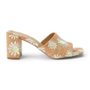 Kristin Floral Slip on Heel