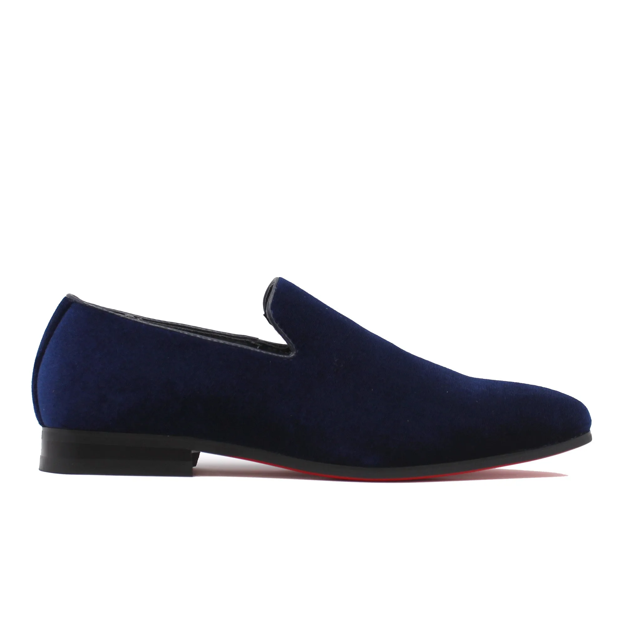 LA MILANO,PLAIN TOE-SLIP ON-SLF-SHOES-A11907-NAVY