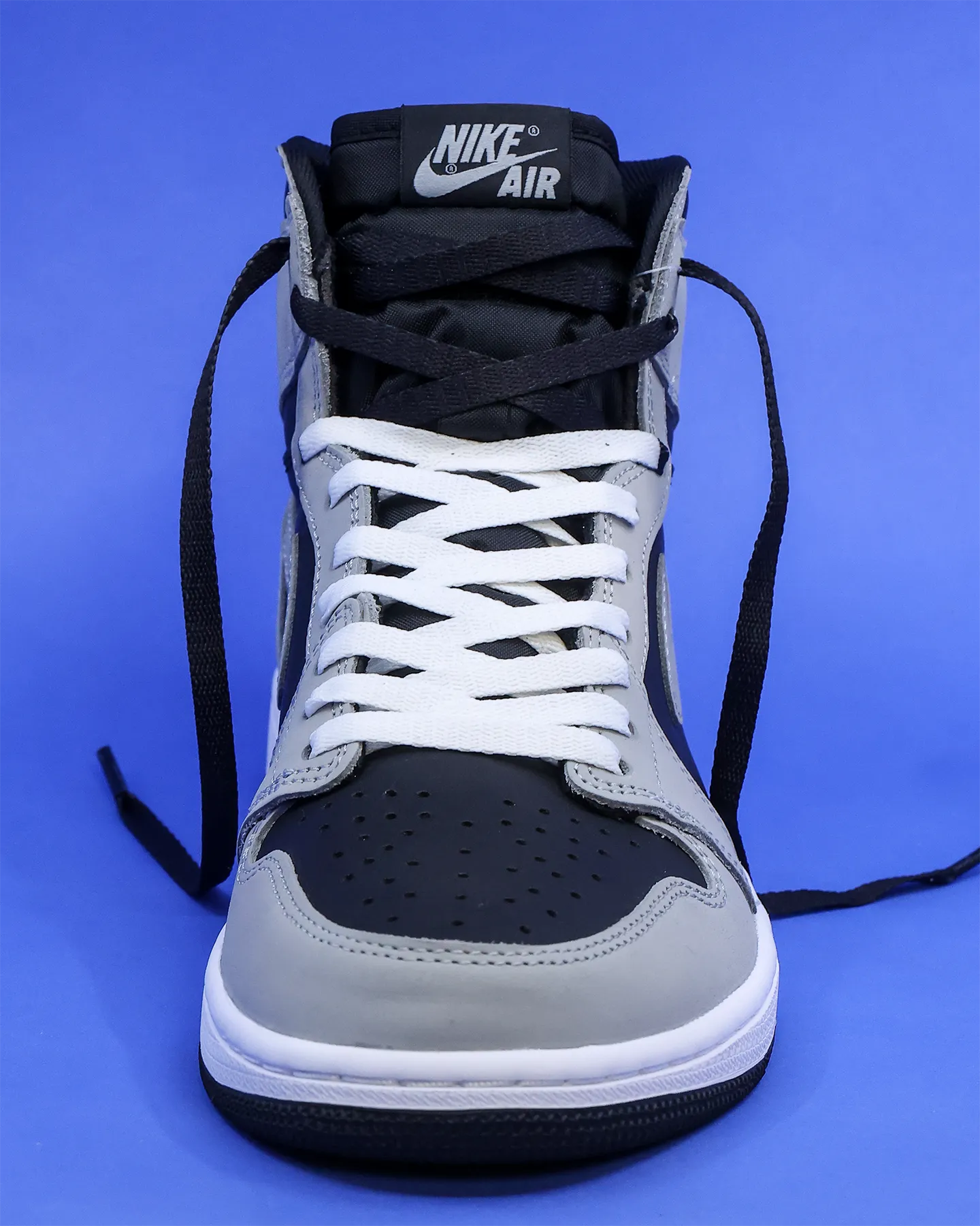 Lacespace Jordan Two Tone Laces Light Black/White