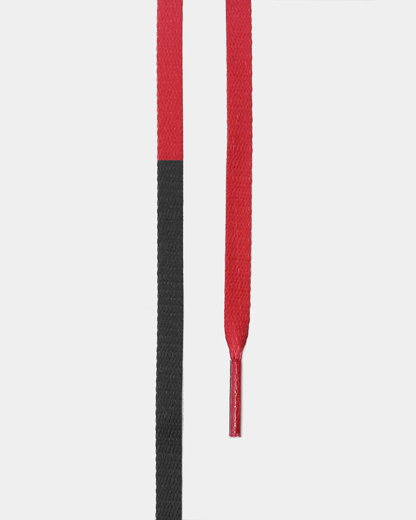 Lacespace Jordan Two Tone Laces Light Red/Black