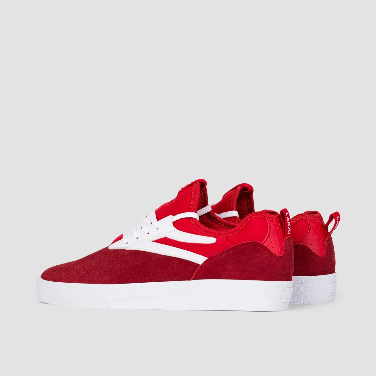 Lakai Dover Shoes - Red Suede