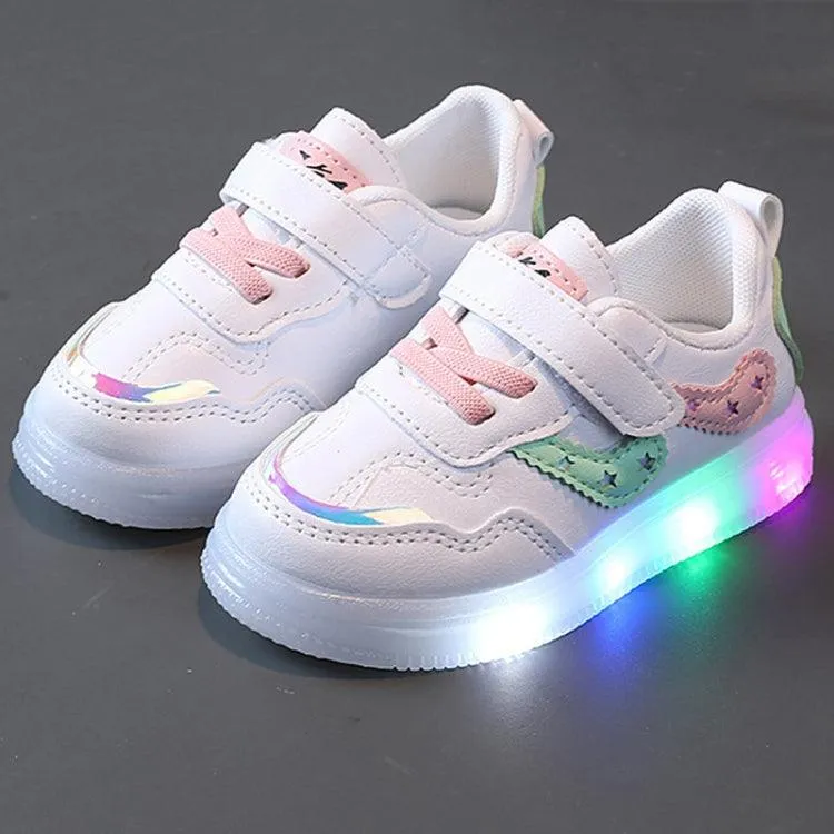 LED Light-Up Kids' Casual Board Shoes for Boys and Girls