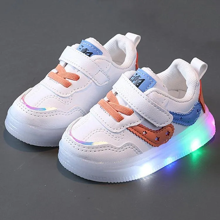 LED Light-Up Kids' Casual Board Shoes for Boys and Girls