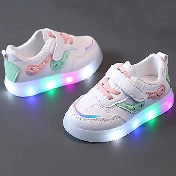 LED Light-Up Kids' Casual Board Shoes for Boys and Girls