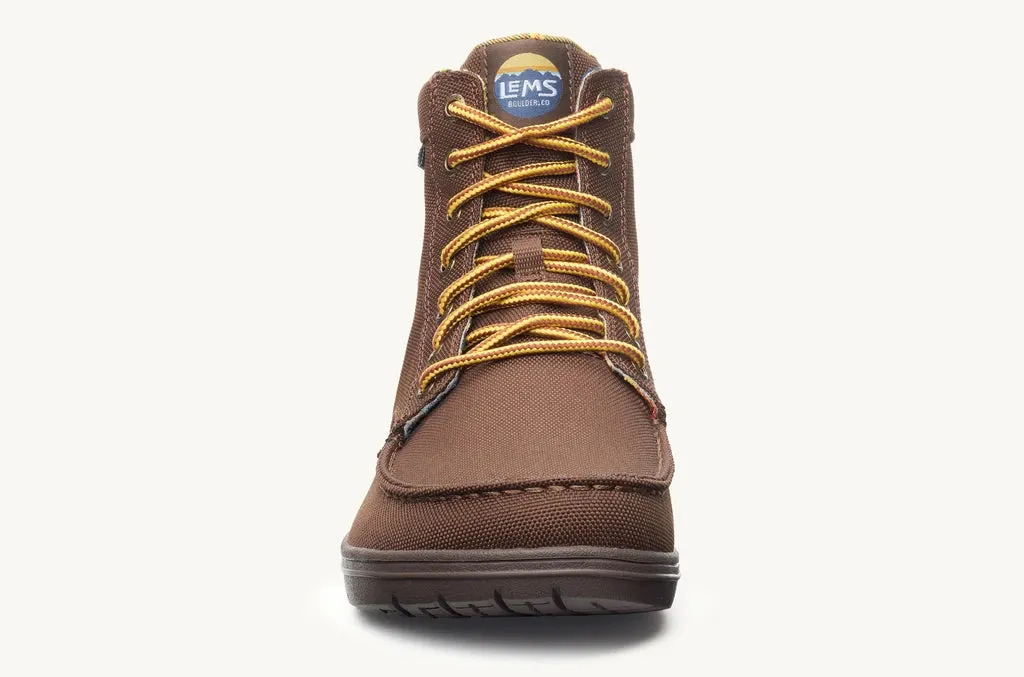 Lems Boulder Boot UK Sizes - Pinecone VEGAN