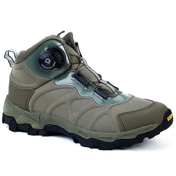 Low Top Automatic Buckle Outdoor Hiking Shoes