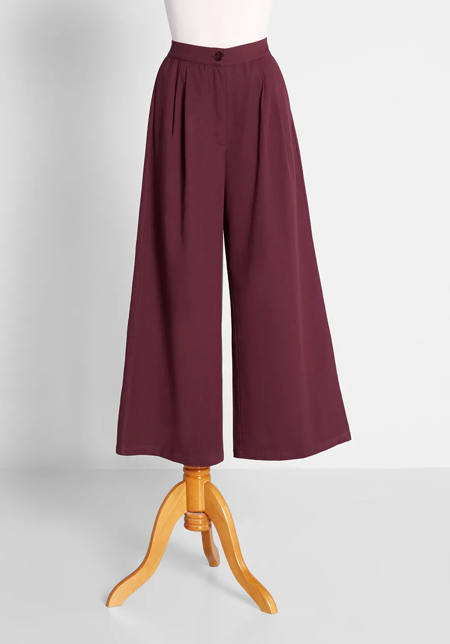 Making Broad Advances Wide-Leg Pants