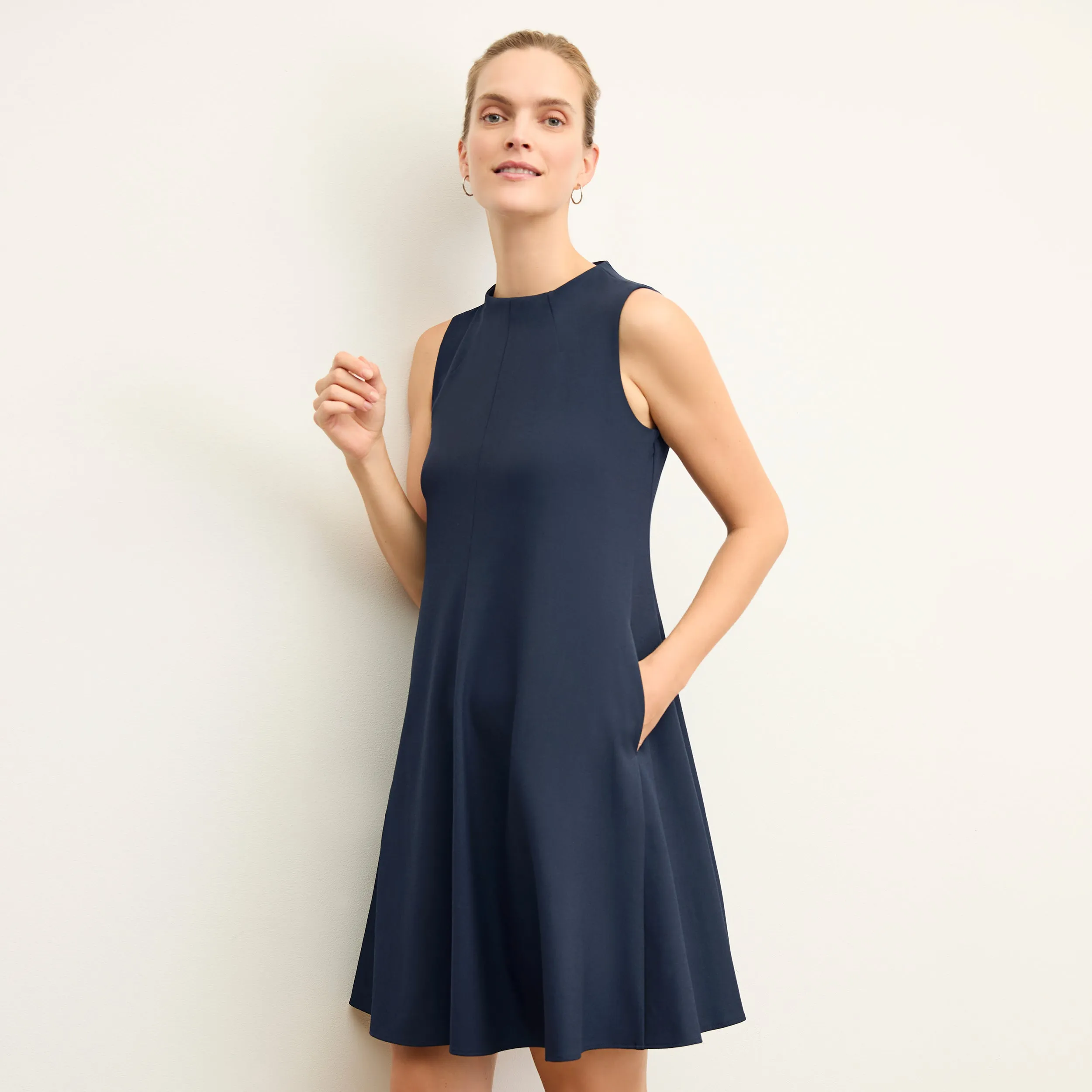 Malala Dress - Recycled WonderTex :: Midnight