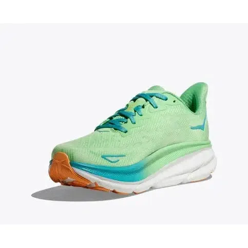 Men's Clifton 9 Wide - ZEST/LIME GLOW