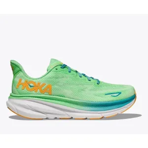 Men's Clifton 9 Wide - ZEST/LIME GLOW