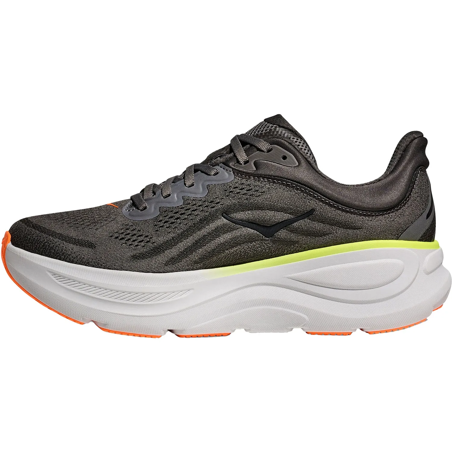 Men's Hoka Bondi 9 Asphalt Grey/Gravel Mesh