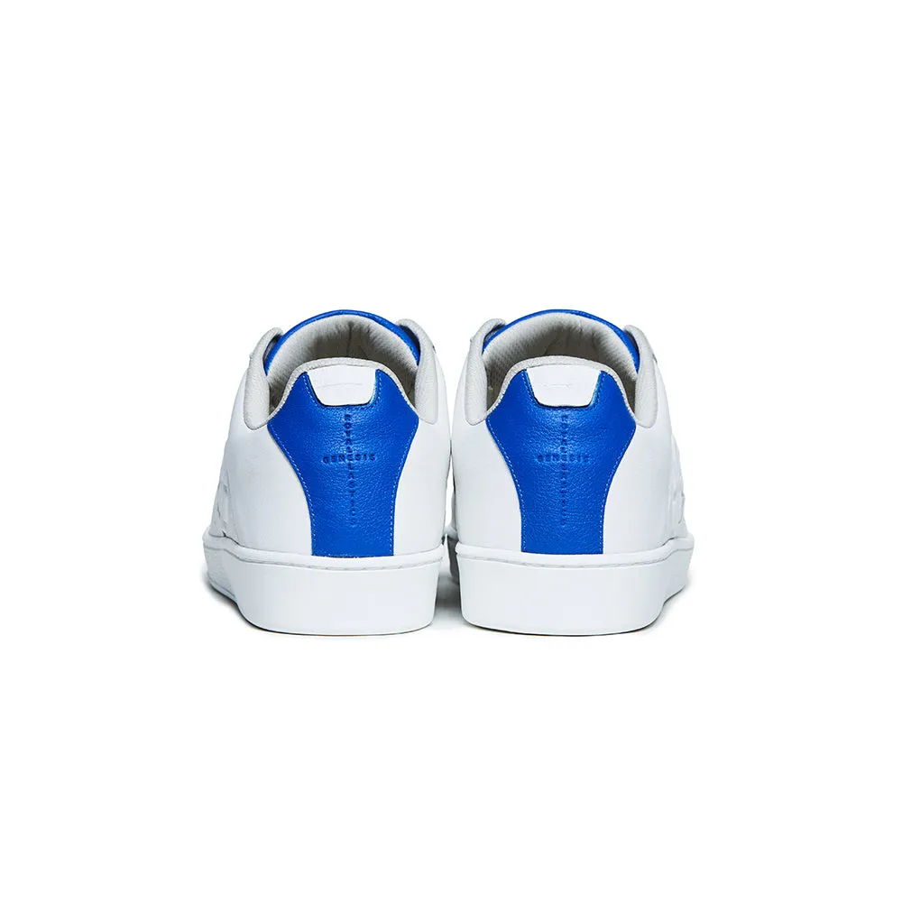 Men's Icon Genesis Blue White Logo Leather Sneakers 01902-005