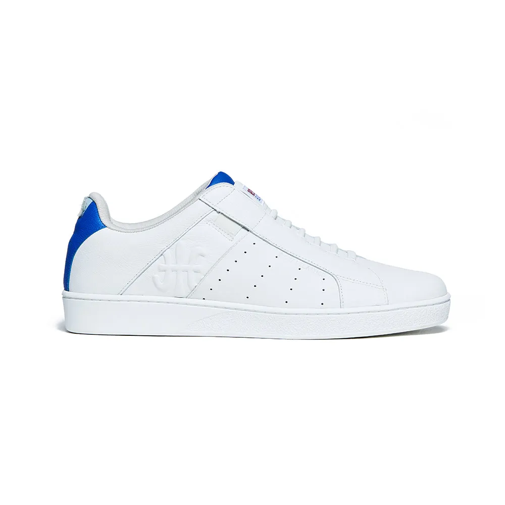 Men's Icon Genesis Blue White Logo Leather Sneakers 01902-005