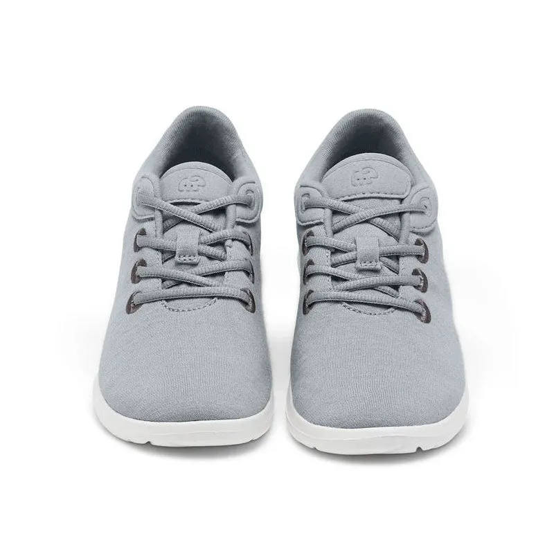 Merinos Lace Up Sneaker in Stone Grey - Women's