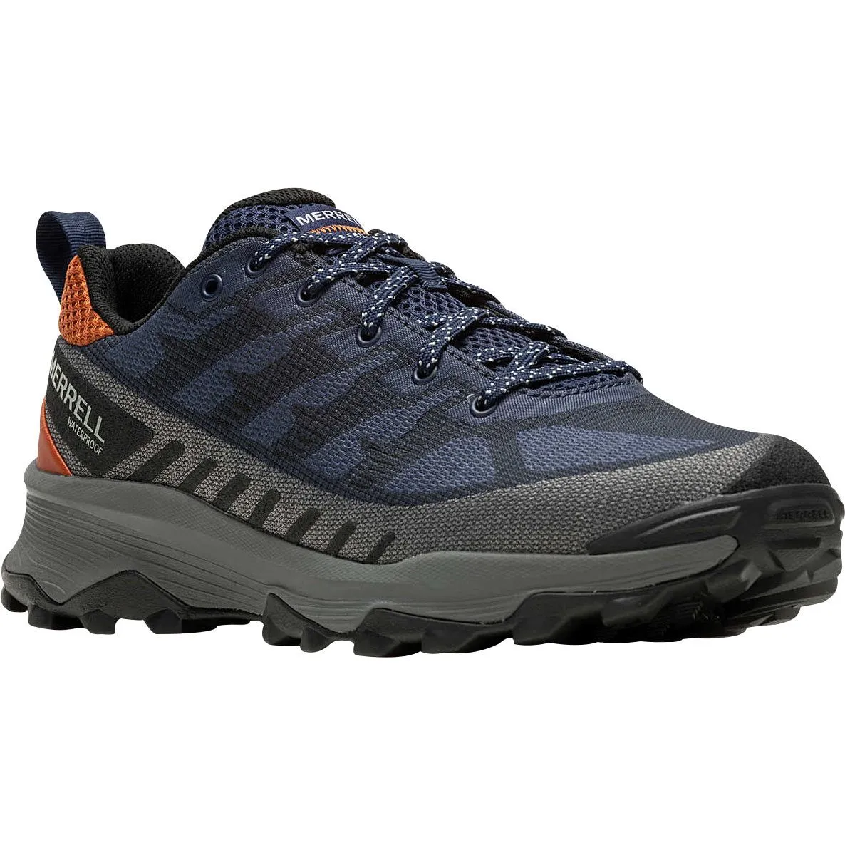 Merrell Speed Eco Waterproof Mens Walking Shoes - Blue