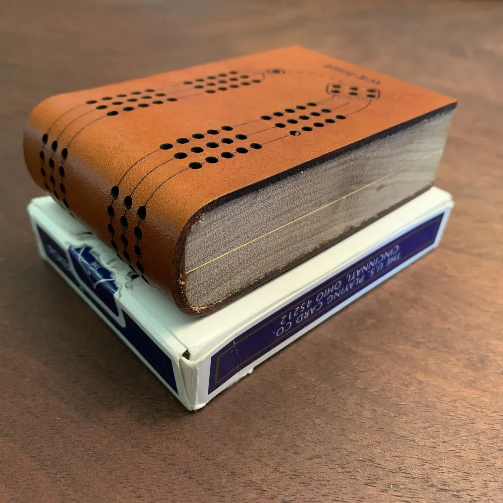 Mini Deluxe Travel Cribbage Board