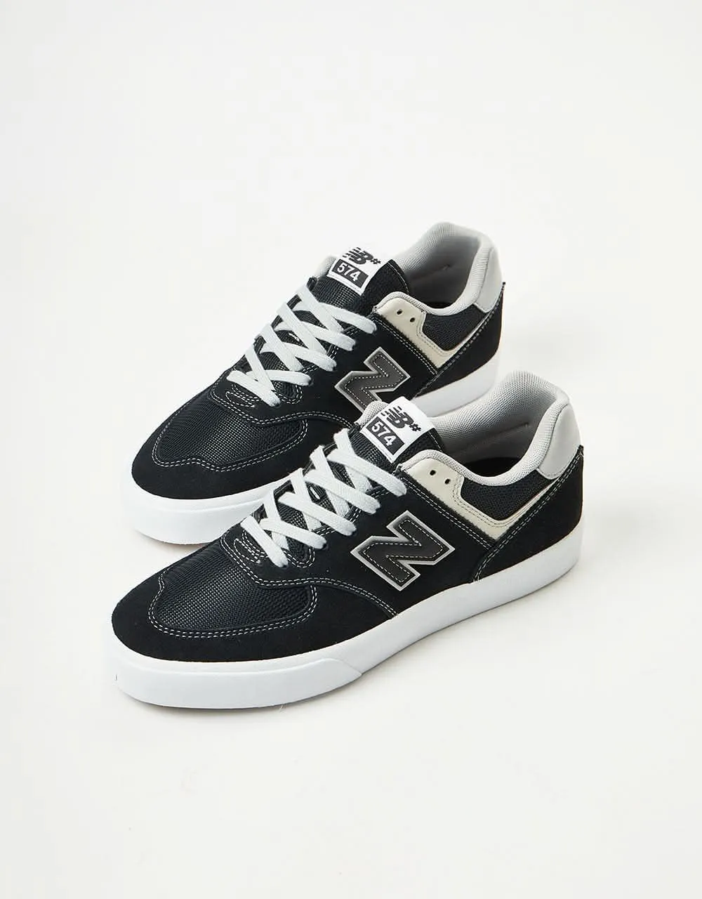 New Balance Numeric 574 Skate Shoes - Black/Grey