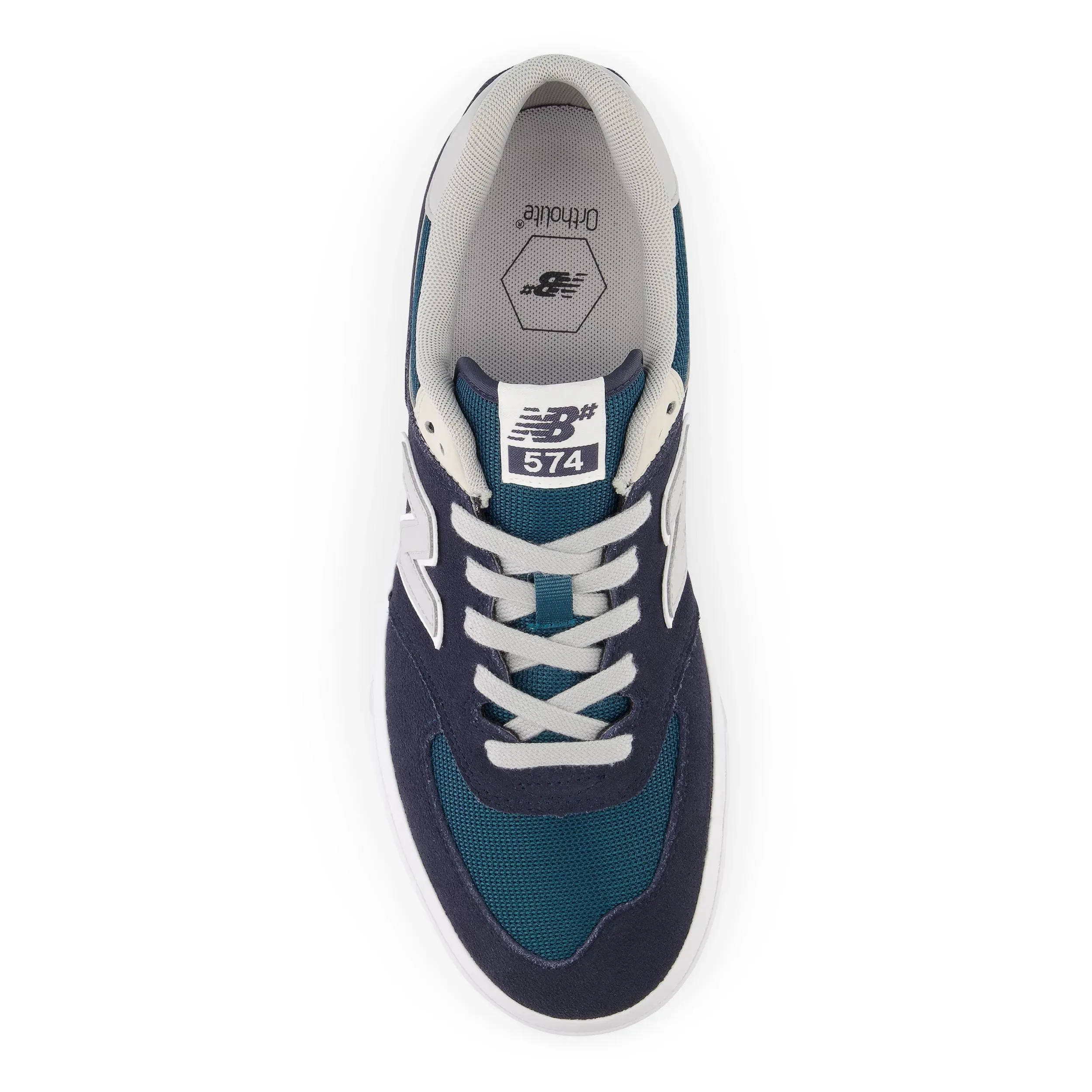 New Balance Numeric 574 Vulc Skateboard Shoe - Navy/Grey