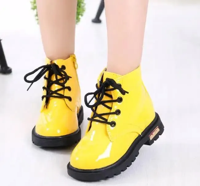 New Winter Children Shoes PU Leather Waterproof Plush Boots 20473837