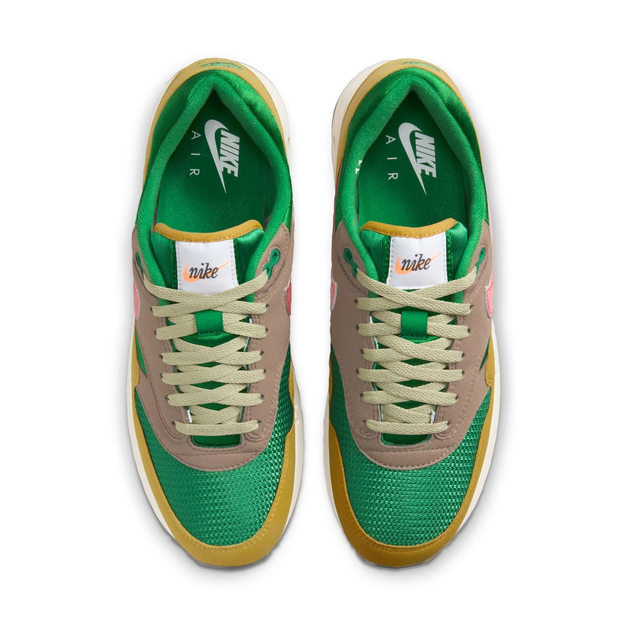 NIKE AIR MAX 1 '86 PRM - CLASSIC GREEN/EMBER GLOW/OLIVE GREY