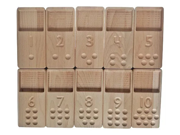 Number Trays - set of 10