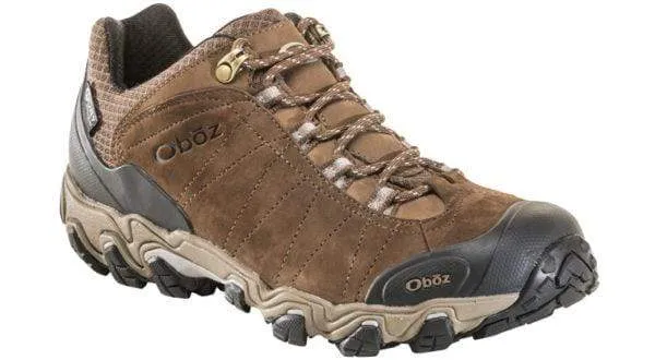 Oboz Men's Bridger Low Waterproof Hiking Shoes- Canteen Brown