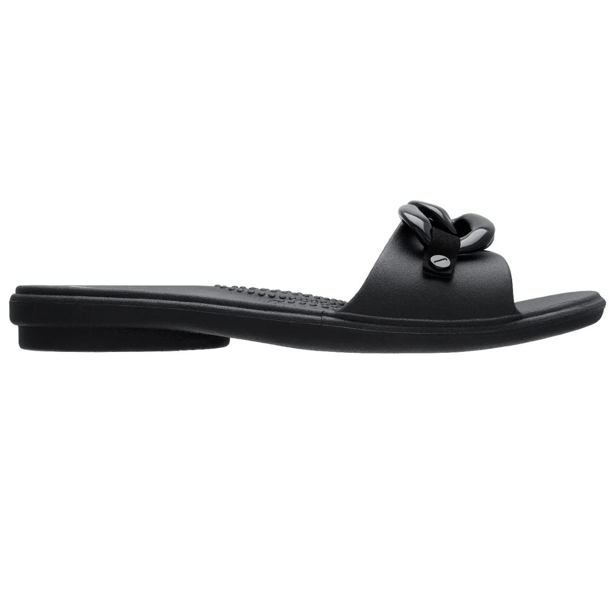 Oka-B "Moira" Women's Slide Sandals with Bold Chain