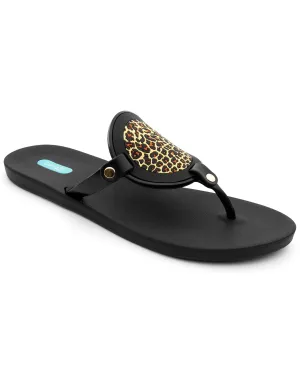 Oka-B Solara Women's Flip Flop with a soft, trendy medallion