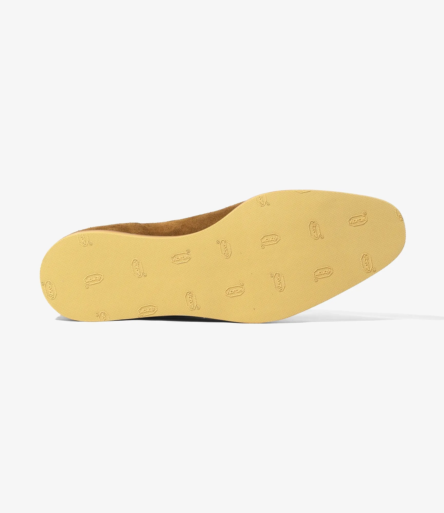 Papillon Emb. Slip-on - Brown - Suede