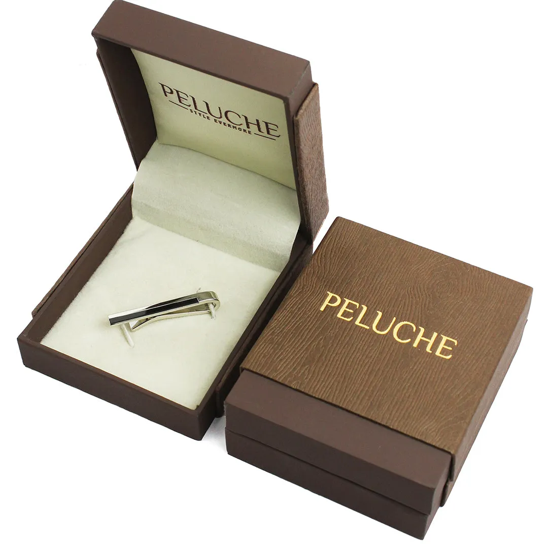 Peluche Sophisticated Oynx Super Sleek Tie Pin