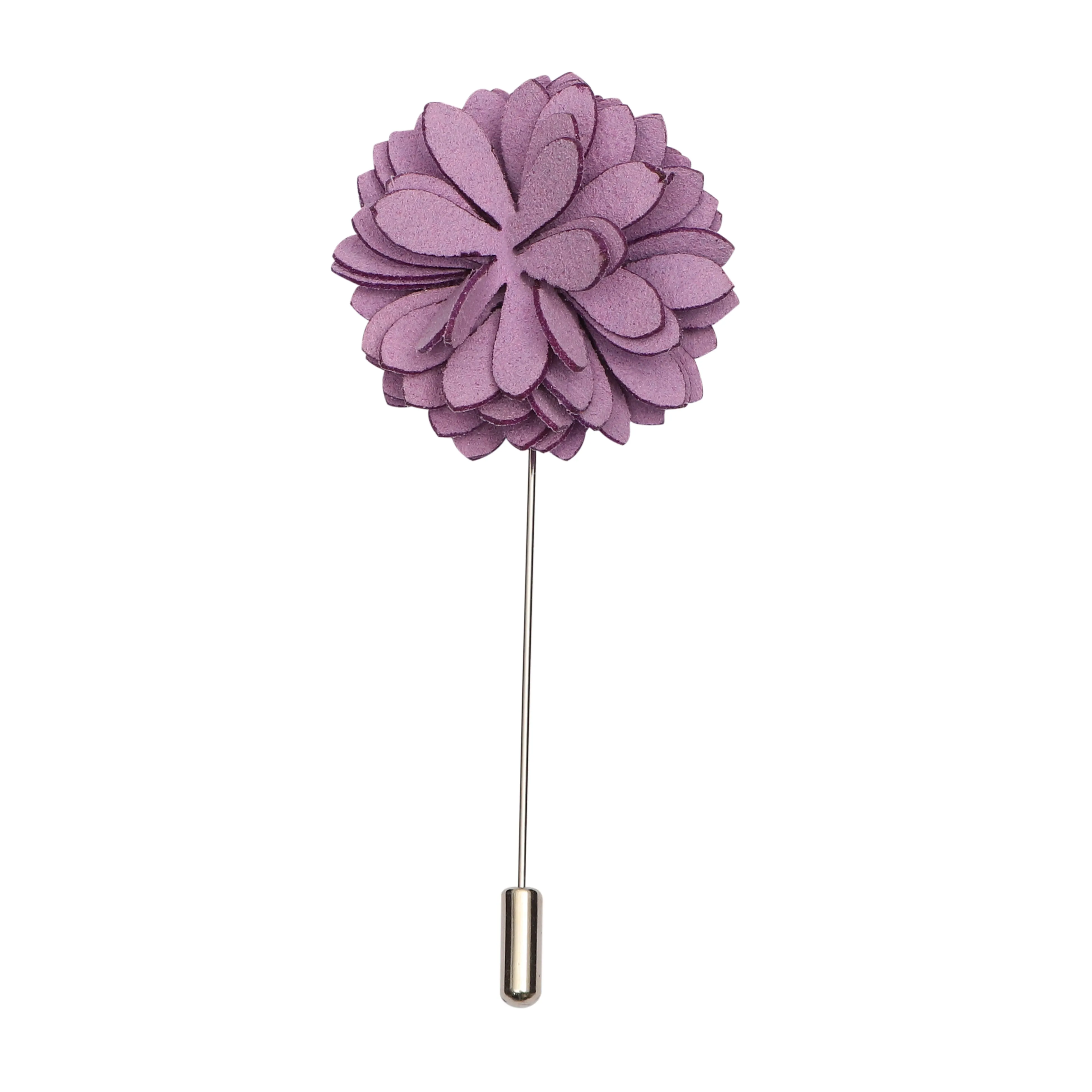 Peluche Sophisticated Purple Brooch for Men