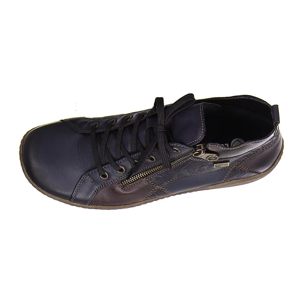 REMONTE MIXED MATERIAL HIGH TOP NAVY COMBI - WOMENS