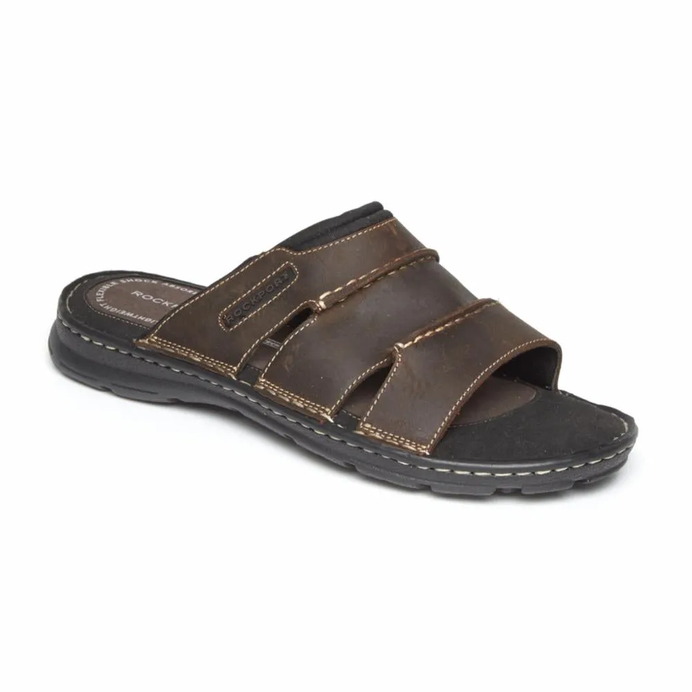 Rockport  Men's Darwyn Slide Brown M