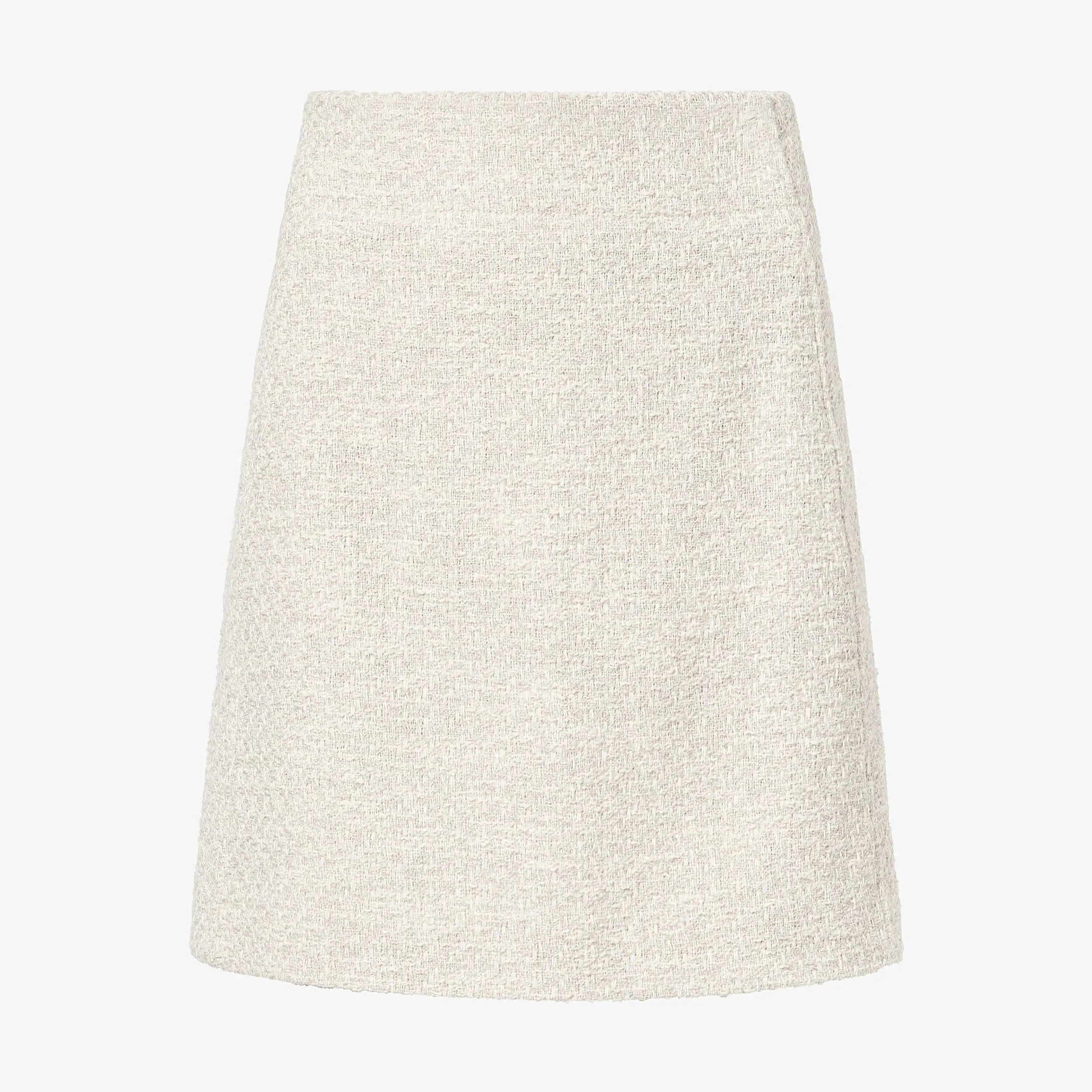 Rowley Skirt - Cotton Boucle :: Sea Salt / Ivory